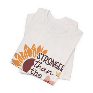 Stronger Than The Storm Unisex Jersey Short Sleeve Tee