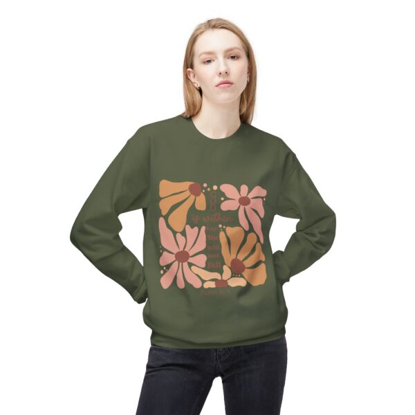 God Is Within Her Fleece Sweatshirt, Cozy Crewneck, Inspirational Gift, Faith-Based Apparel, Unisex Pullover for All Occasions - Image 19