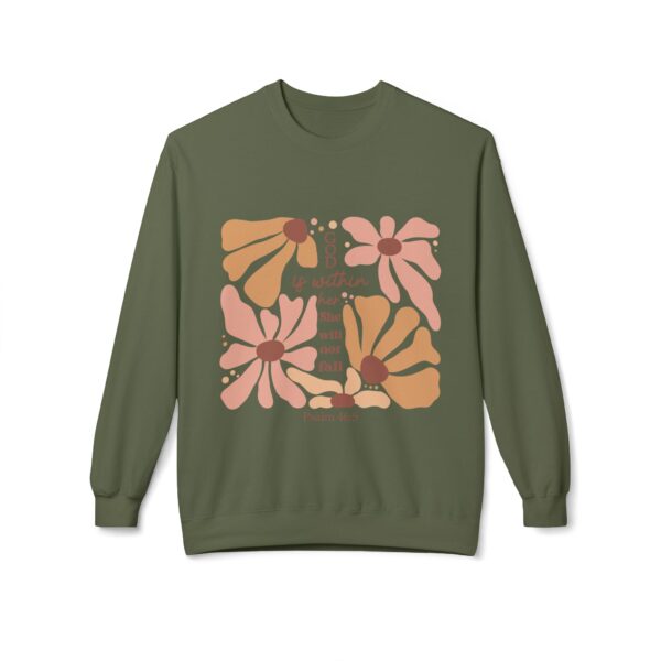 God Is Within Her Fleece Sweatshirt, Cozy Crewneck, Inspirational Gift, Faith-Based Apparel, Unisex Pullover for All Occasions - Image 17