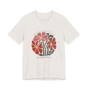 Trust God’s Plan — Jeremiah 29:11 Retro Floral Christian Shirt